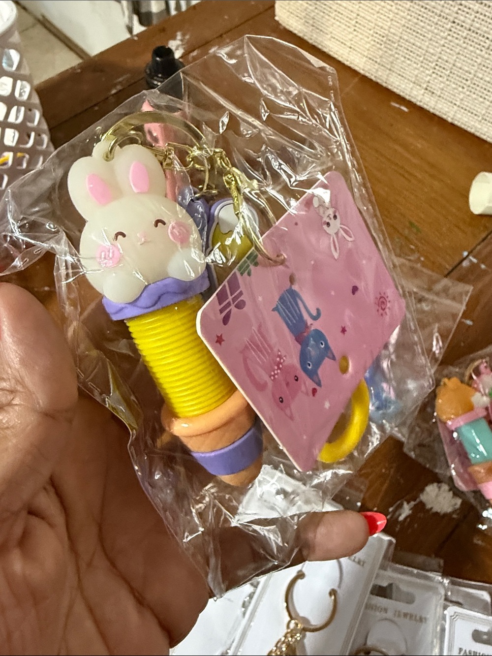 Keychain bundle- Gold & Multicolor - Picture 5 of 8